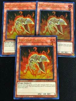 YUGIOH VOLCANIC SHELL BLMR-EN053 1ST ULTRA X3 - Image 1