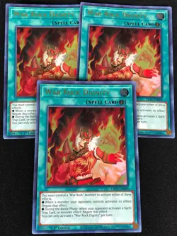 YUGIOH WAR ROCK DIGNITY LIOV-EN089 1ST ULTRA X3 (NM) - Image 1