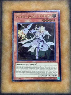 Yugioh Dogmatika Ecclesia, the Virtuous OP18-EN001 Ultimate Rare NM - Image 1