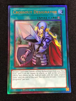 Yugioh Crossout Designator RA02-EN063 1ST ULTIMATE (NM) - Image 1