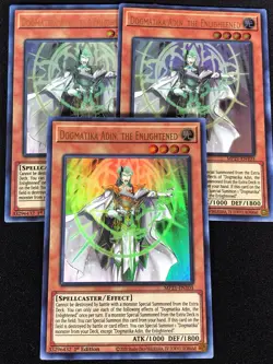 Yugioh Dogmatika Adin, The Enlightened MP21-EN103 1st ULTRA x3 (NM) - Image 1