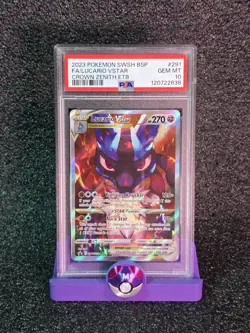 Lucario VSTAR SWSH291 Sword & Shield Promo Card PSA 10 Pokemon TCG - Image 1