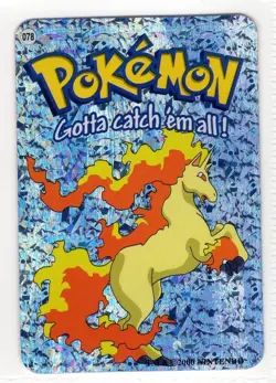 Rapidash #078 - Vintage Vending Machine Prism Sticker 2000 - Pokemon Card - Image 1