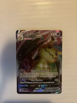 Pokemon Mimikyu VMAX TCG Holo Ultra Rare Card Brilliant Stars 069/172 - Image 1
