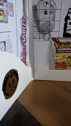 NEW✹ Pokemon Trade & Play Gamestop Promo Card Pack Coin & Guide ✹ Scarlet Violet - Image 3