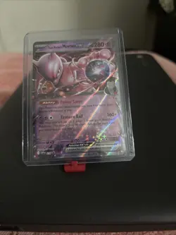 Pokemon TCG Team Rockets Mewtwo EX 216 Scarlet and Violet Promo Card Near Mint - Image 1