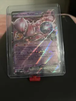 Pokemon TCG Team Rockets Mewtwo EX 216 Scarlet and Violet Promo Card Near Mint - Image 2