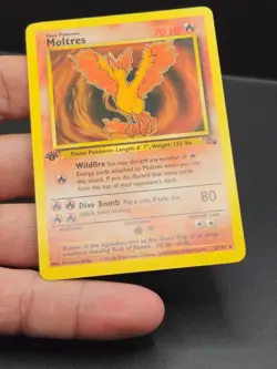 Pokemon Card Moltres 27/62 1st Edition Non-Holo Rare Fossil - Image 3