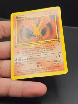 Pokemon Card Moltres 27/62 1st Edition Non-Holo Rare Fossil - Image 4