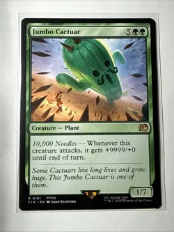 Jumbo Cactuar - 191 - Magic: Final Fantasy MTG - Rare - Regular - Image 1