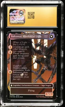 DION, BAHAMUT'S DOMINANT Final Fantasy Borderless Foil CGC Pristine 10 MTG - Image 2