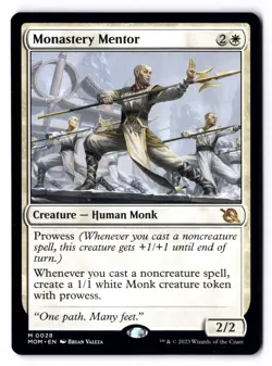 Monastery Mentor NM* March Of The Machines ENGLISH 0028 mtg -UnltdCards - Image 1