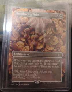 MTG -Double Masters 2022 - Smothering Tithe - Borderless - NM/M - Image 1
