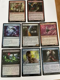 8 Cards Holo Foil Spider-Man MTG Magic Card EN - Image 1