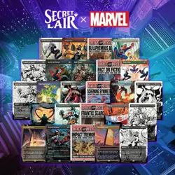 Pre Nov9 MTG Secret Lair Marvel Spider-Man Superdrop Non-Foil Web-Slinger Bundle - Image 1