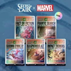 Pre Nov9 MTG Secret Superdrop x Marvel Spider-Man Daily Bugle Breaking News Foil - Image 1
