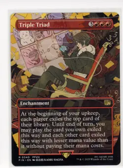 Triple Triad (Borderless) R 0340 Regular Final Fantasy MTG Card NM - Image 1