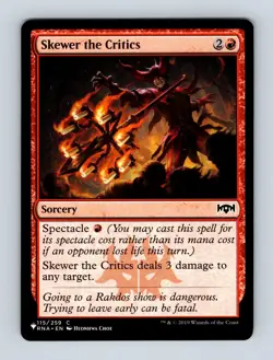 Skewer the Critics The List Reprints Non-Foil MTG NM - Image 1