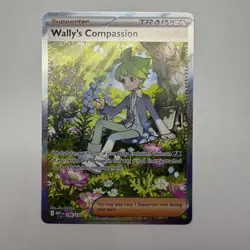 Pokemon TCG Wally's Compassion Special Illustration SIR #186/132 Mega Evolutions - Image 1