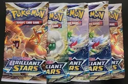 Pokemon TCG Booster Pack - Sword & Shield Brilliant Stars - NEW / SEALED - Image 2