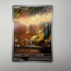 Pokemon Mega Evolution Vulpix Illustration Rare 138/132 Near Mint Pack Fresh - Image 1