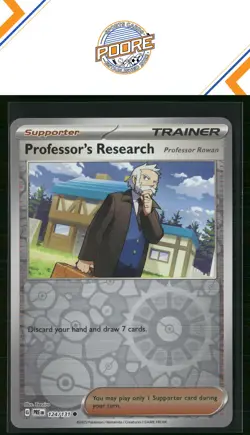 Pokemon SV: Prismatic Professor's Research #124/131 reverse holo reverse holo - Image 1