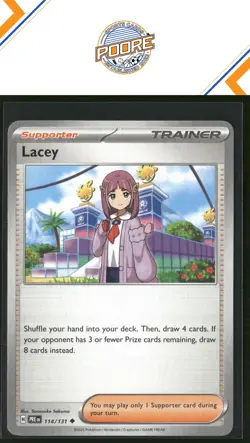 Pokemon SV: Prismatic Evolutions Lacey #114/131 Uncommon Uncommon - Image 1