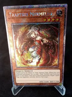 YuGiOh! Traptrix Myrmeleo RA04-EN210 Platinum Secret Rare - Near Mint/Mint - Image 1
