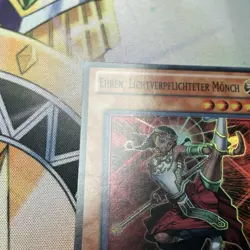 Yugioh! Ehren, Lichtverpflichteter Monch Super Rare - CT08-DE016 Limitierte Aufl - Image 2