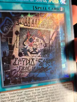 Yugioh! WANTED: Seeker of Sinful Spoils - RA03-EN074 - Secret Rare - 1st Edition - Image 3