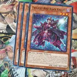 3x Twilight Rose Black Knight Playset - Yugioh - Image 1