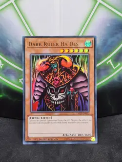 Yugioh Dark Ruler Ha Des LART-EN010 Ultra Rare Limited Edition NM - Image 1
