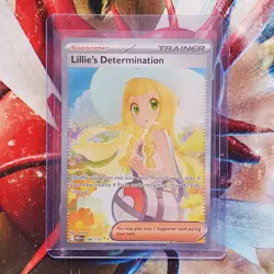 Lillie's Determination 184/132 - SIR - Mega Evolution - Pokemon Card - Lot #137 - Image 1