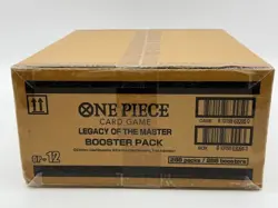 One Piece Card Game Legacy of the Master Booster Box Case SEALED (OP12) - Image 1