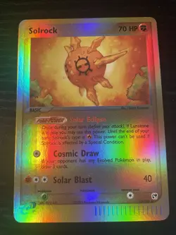 Solrock 13/100 Reverse Holo Card (Sandstorm) - Rare - 2003 - Pokemon Card - Image 1