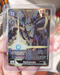 Digimon TCG Alphamon Alt Secret Rare Card BT13-075 SR Versus Royal Knights USA - Image 1