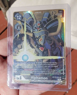 Digimon TCG Alphamon Alt Secret Rare Card BT13-075 SR Versus Royal Knights USA - Image 2