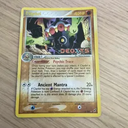 Claydol 5/107 EX Deoxys Reverse Holo Foil Stamped Rare Pokemon Card - Image 1
