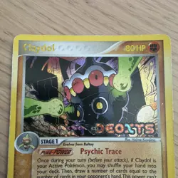 Claydol 5/107 EX Deoxys Reverse Holo Foil Stamped Rare Pokemon Card - Image 3