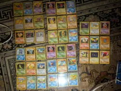 Pokemon Card Collection Vintage Cards Only Take A Look Some 1st Editions - Image 1