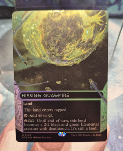 Hissing Quagmire GALAXY FOIL STELLAR SIGHTS BORDERLESS Edge of Eternities Card - Image 1