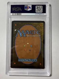 MTG Erg Raiders light Autographed Arabian Nights PSA 6 Card PSA 8 Auto - Image 3