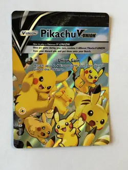 Pikachu V-Union Set of 4 SWSH: Sword & Shield Promo Cards Holo - Image 2