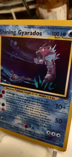 *Custom-made*High Quality,1st Ed.Shining Gyrados*Display Card* - Image 3