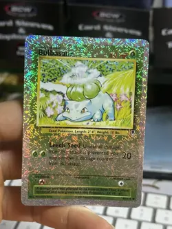 Bulbasaur 68/110 Legendary Collection 2002 Reverse Holo Pokemon Card TCG - Image 3