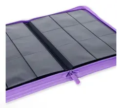 Vault X Just Purple 9-Pocket Exo-Tec Zip Binder - 360 Cards - New - Image 2