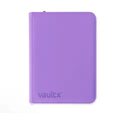 Vault X Just Purple 9-Pocket Exo-Tec Zip Binder - 360 Cards - New - Image 3