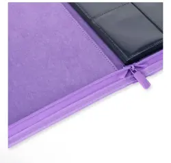 Vault X Just Purple 9-Pocket Exo-Tec Zip Binder - 360 Cards - New - Image 5