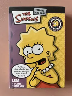 NEW SEALED The Simpsons Trading Card Game - Theme Deck Set - Lisa Box, 2003 - Image 1