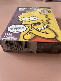 NEW SEALED The Simpsons Trading Card Game - Theme Deck Set - Lisa Box, 2003 - Image 2